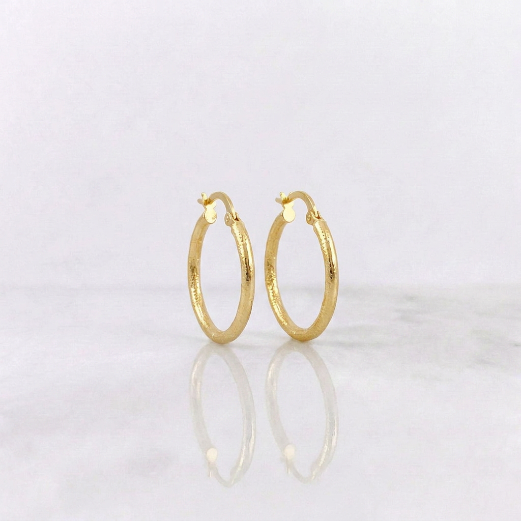 Candongas Rox 1.45gr / 2.5cm / Oro Amarillo 18K