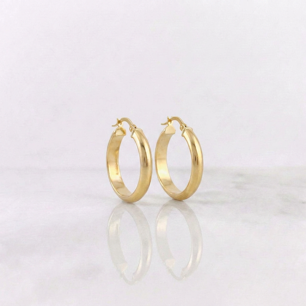 Candongas Gera 3.2gr / 2.5cm / Oro Amarillo 18K