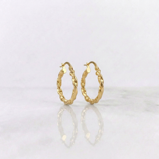 Candongas Milu 1.8gr / 2.3cm / Oro Amarillo 18K