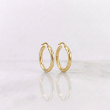 Candongas Mary 2.85gr / 2.5cm / Oro Amarillo 18K