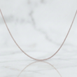 Cadena Veneciana 1.05g / 45cm / 0.46mm Oro Blanco 18K