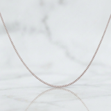 Cadena Veneciana 1.05g / 45cm / 0.48mm Oro Blanco 18K