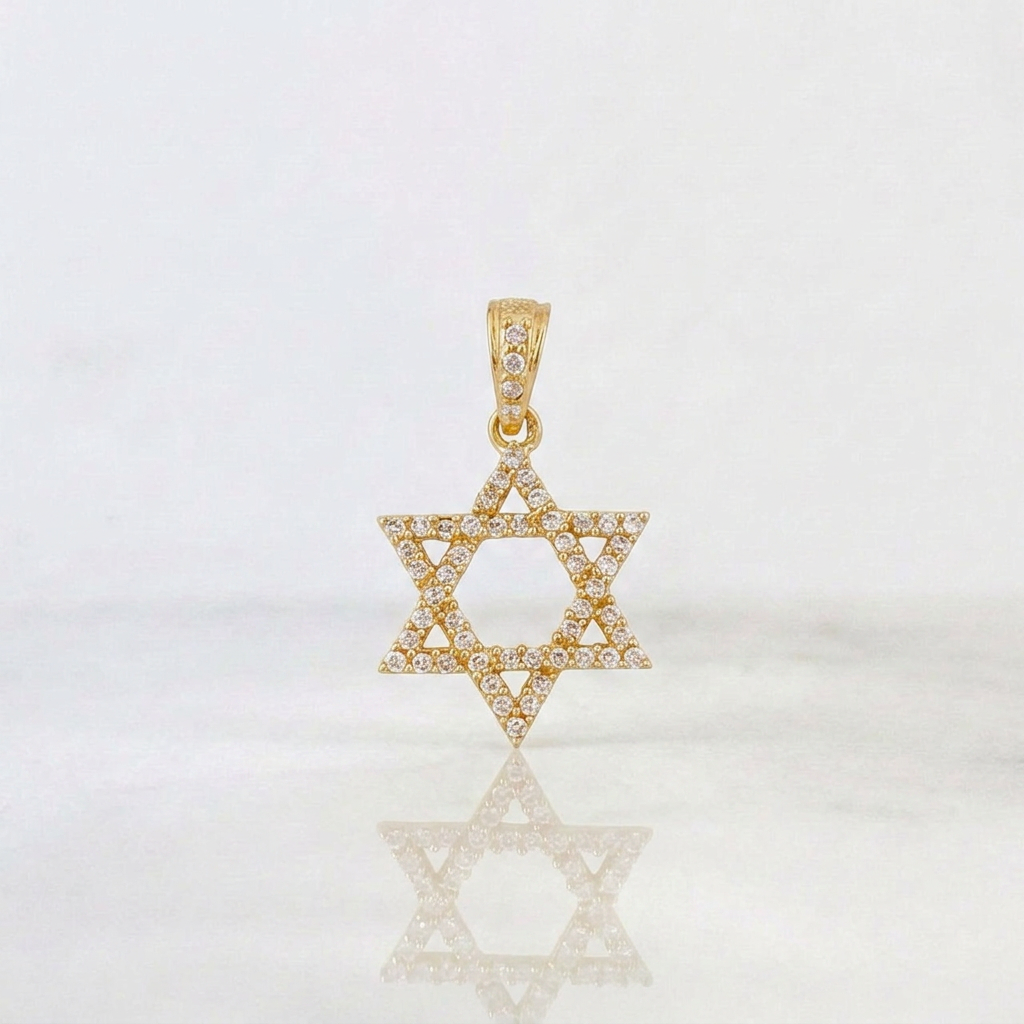 Dije Estrella David 1.55g / 2cm Oro Amarillo 18K