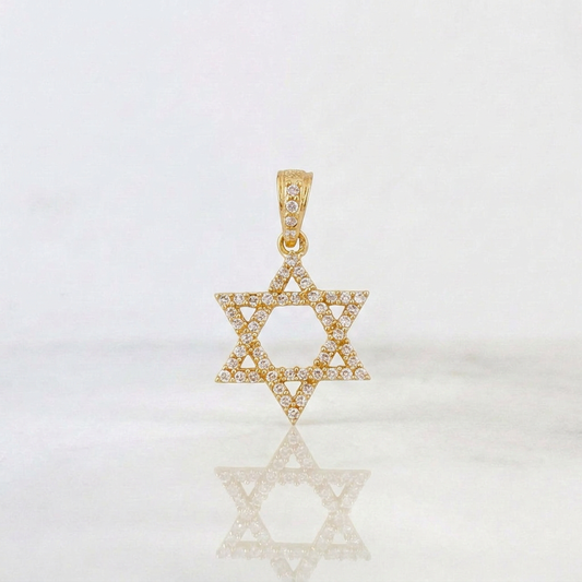 Dije Estrella David 1.55g / 2cm Oro Amarillo 18K