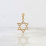 Dije Estrella David 1.55g / 2cm Oro Amarillo 18K