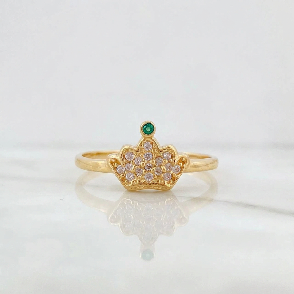 Anillo Corona 1.45g / T5 1/4 Oro Amarillo 18K