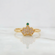 Anillo Corona 1.45g / T5 1/4 Oro Amarillo 18K