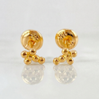 Topos Cruz Burbujas 0.85gr / 5.85mm Oro Amarillo 18K