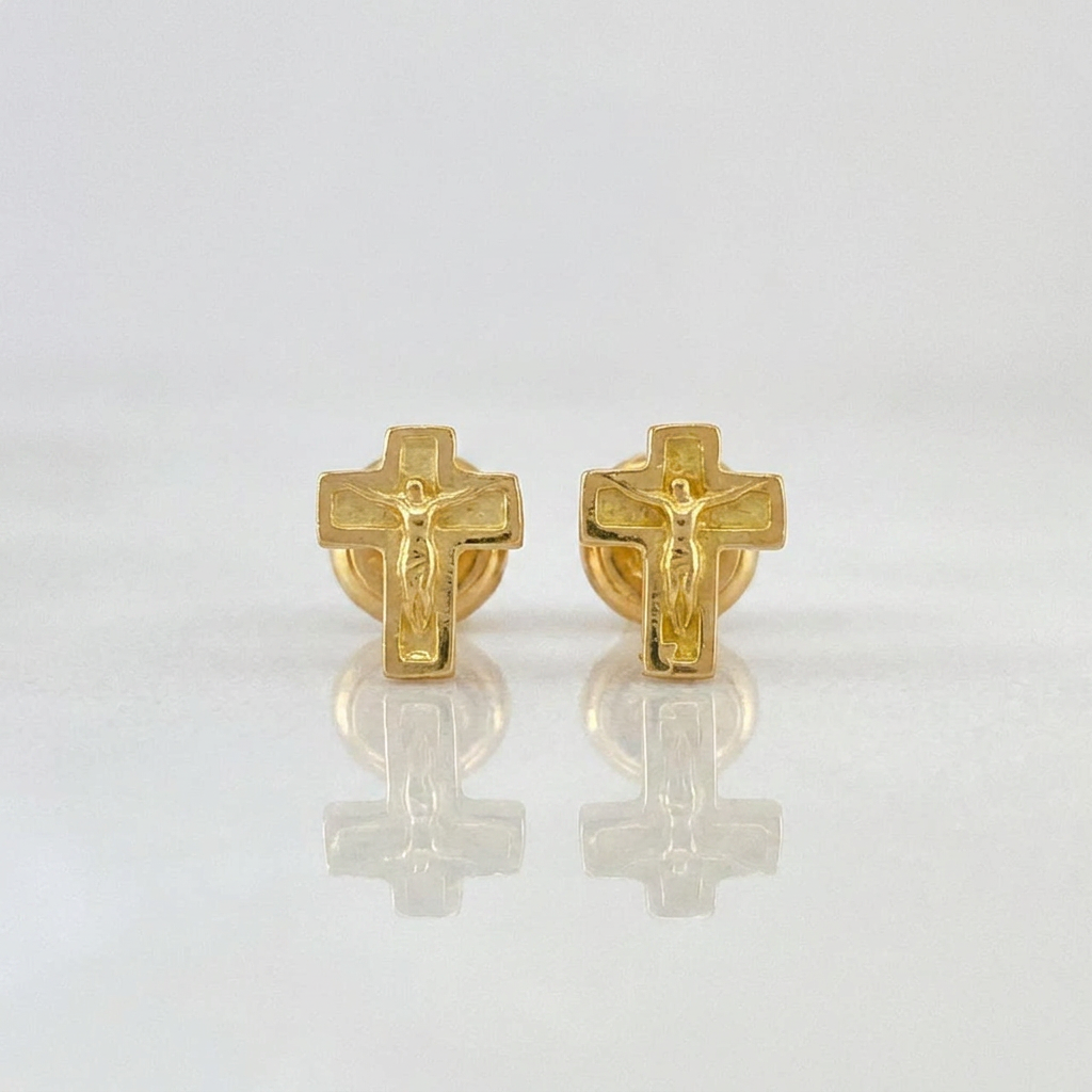 Topos Cruz Cristo 0.7gr / Oro Amarillo 18K %