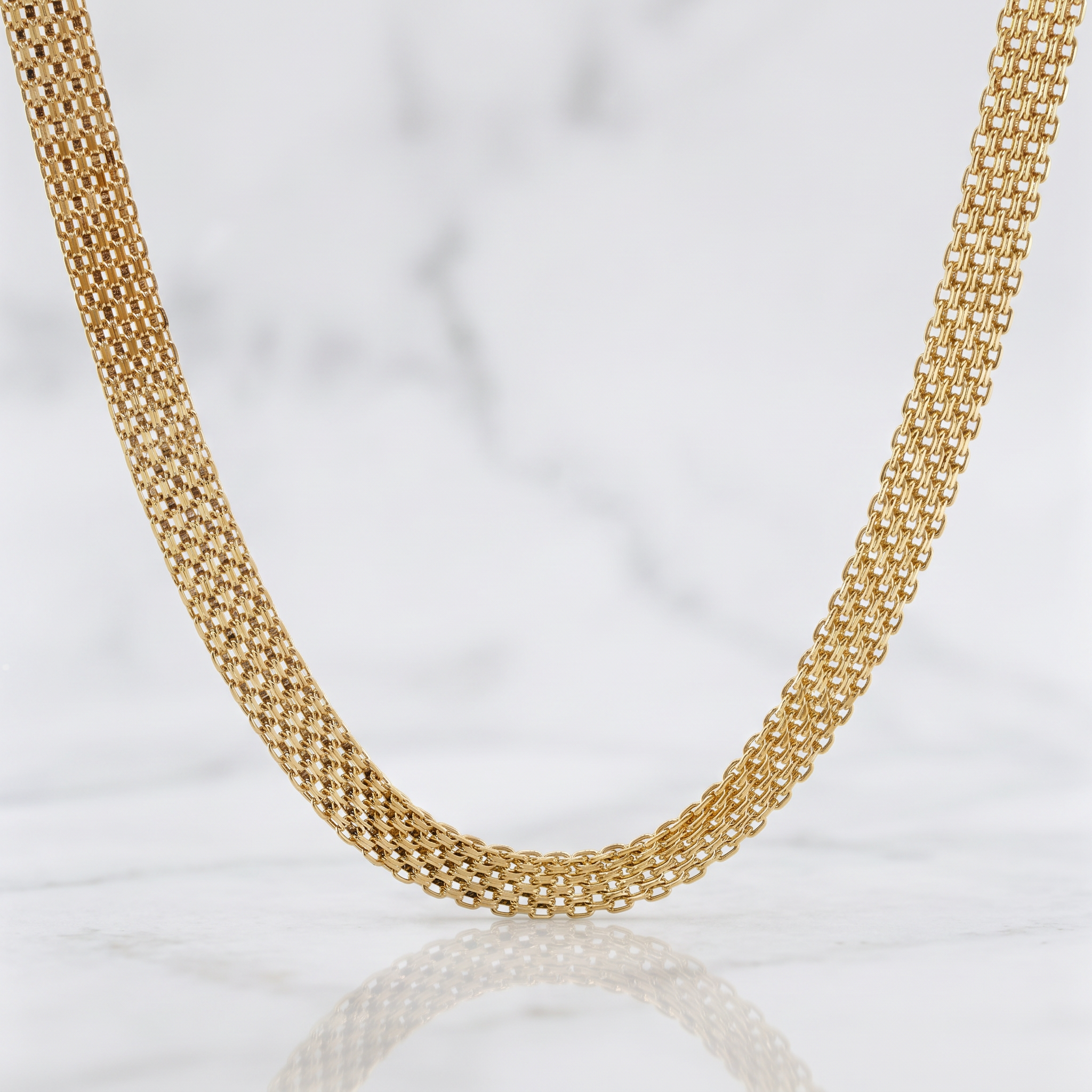 Cadena China 20.8g / 60cm / 6.4mm Oro Amarillo 18K