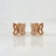 Topos Silueta Mariposa 0.9gr / 6.66mm Oro Rosa 18K %