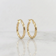 Candongas Kari 2.25gr / 2.6cm / Oro Amarillo 18K
