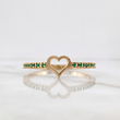 Anillo Corazon Esmeralda 20pts 1.4gr / T6 3/4 / Oro Amarillo 18K
