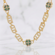 Cadena Rustica Trébol 59.7g / 60cm / 8mm Oro Amarillo 18K