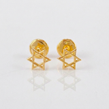 Topos Estrella de David 0.5g / in / 5.1mm Oro Amarillo 18K