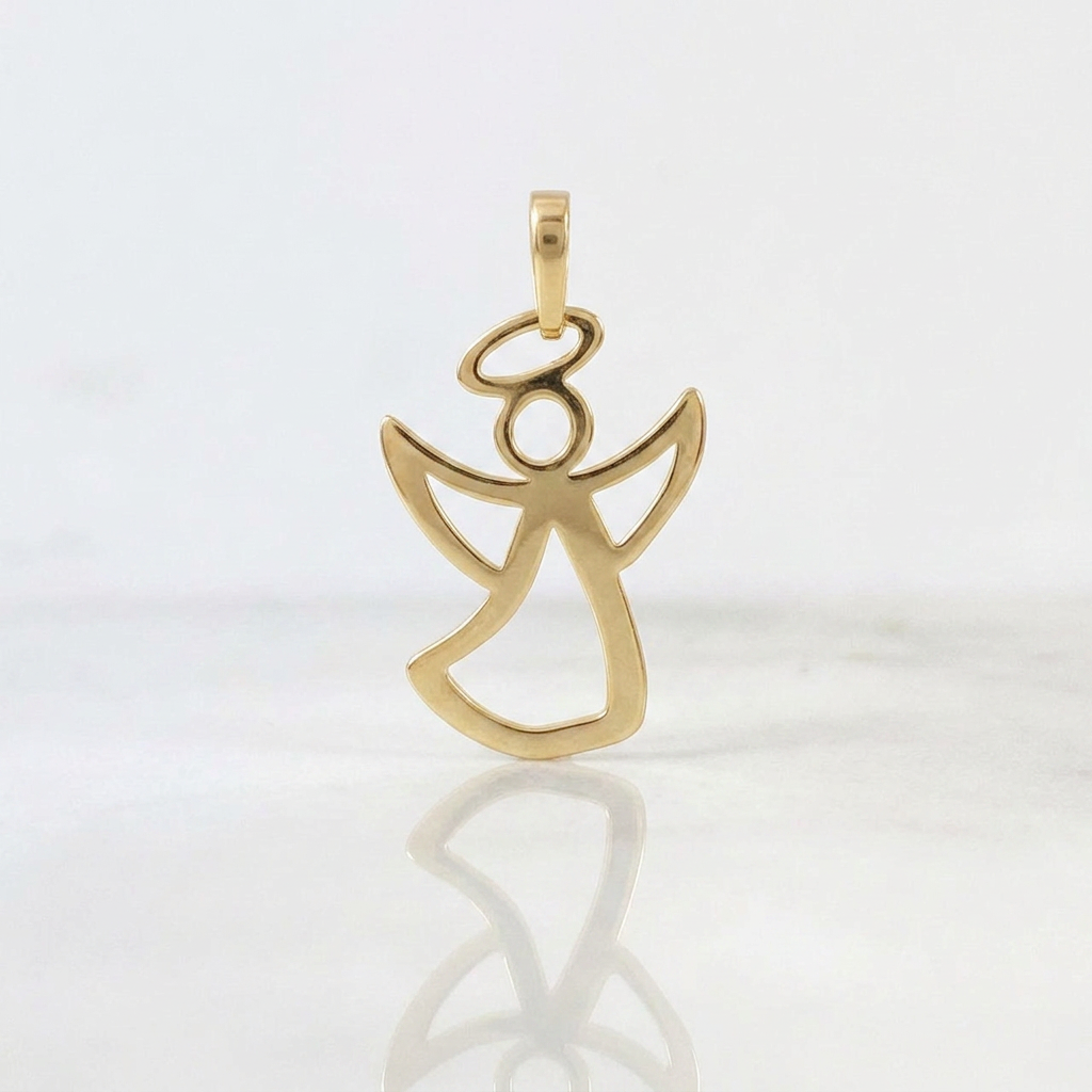 Dije Angel Silueta 0.4 g / 2 cm Oro Amarillo 18K