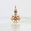 Dije Pato Bolsa Dinero 1.6gr / 2.4cm / Oro Amarillo 18K