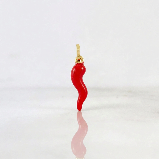Dije Chile Jalapeño 0.8g / 2.3cm Oro Amarillo 18K