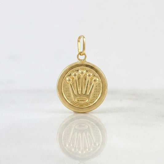 Dije Corona 0.4g / 1.5cm Oro Amarillo 18K