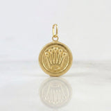 Dije Corona 0.4g / 1.5cm Oro Amarillo 18K