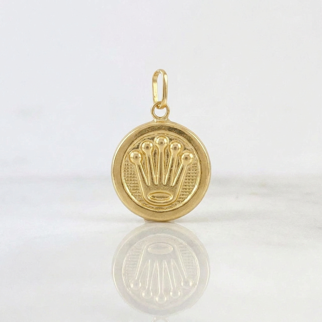 Dije Corona 0.8gr / 2cm / Oro Amarillo 18K %