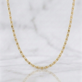 Cadena Escalera 1.8g / 50cm / 1.5mm Oro Amarillo 18K