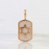 Dije Estrella De David 6.55 g / 4 cm Oro Rosa 18K