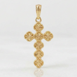 Dije Cruz Trebol 7.15gr / 6cm / Oro Amarillo 18K