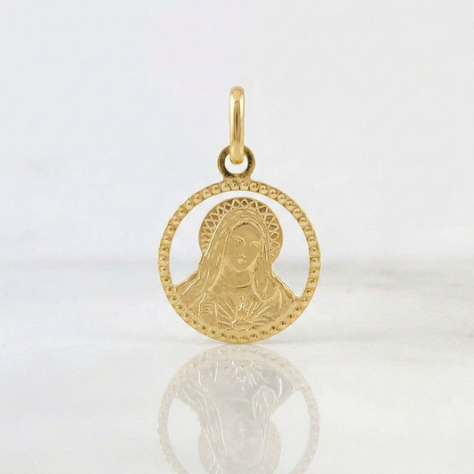 Dije Virgen Maria 0.7g / 2cm Oro Amarillo 18K