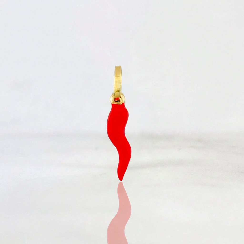 Dije Chile Jalapeño 0.45g / 2cm Oro Amarillo 18K