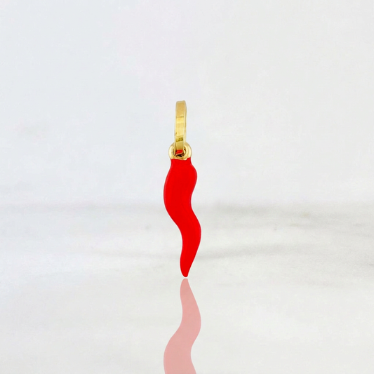 Dije Chile Jalapeño 0.45g / 2cm Oro Amarillo 18K