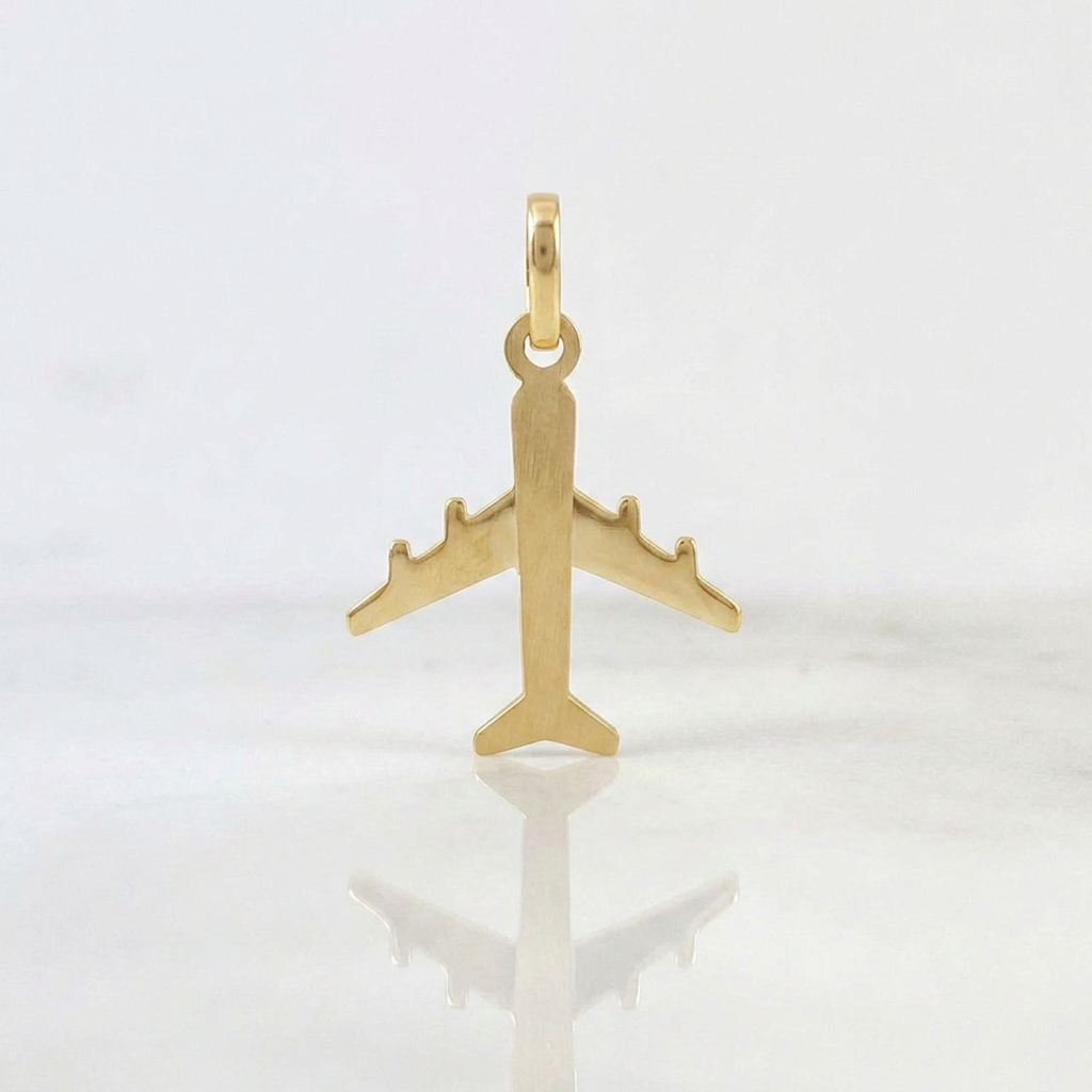 Dije Avion 1.2g / 2.5cm Oro Amarillo 18K