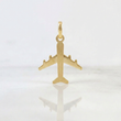 Dije Avion 1.2g / 2.5cm Oro Amarillo 18K