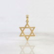 Dije Estrella David 1.85g / 3cm Oro Amarillo 18K
