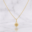 Set Cadena Veneciana + Dije Corazon / 1.35g / 45cm Oro Amarillo 18K