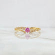 Anillo Solitario Entrelazado 1.2g / T6 1/2 Oro Amarillo 18K
