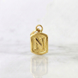 Dije Marco Letra N 0.3 g / 1.5 cm Oro Amarillo 18K