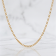 Cadena Panzer 6.65g / 60cm / 1.9mm Oro Amarillo 18K