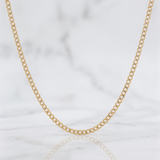 Cadena Panzer 6.65g / 60cm / 1.9mm Oro Amarillo 18K