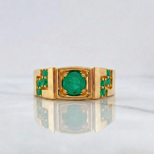 Anillo Sello Tetris 7.35gr / T10 / Oro Amarillo 18K