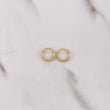Candongas Mini Aro 0.35gr / 1cm / Lisas Oro Amarillo &