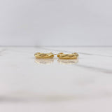 Candongas Nia 1.2gr / 1.5cm / Diamantada Oro Amarillo &