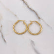 Candongas Lui 2.15gr / 2.8cm / Entorchadas Oro Amarillo &