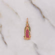 Dije Virgen Guadalupe 2.65gr / 3.5cm / Circones Verdes Fucsias Oro Rosa &