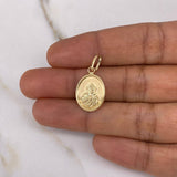 Dije Sagrado Corazón 0.85gr / 2.5cm / Virgen del Carmen Oro Amarillo &