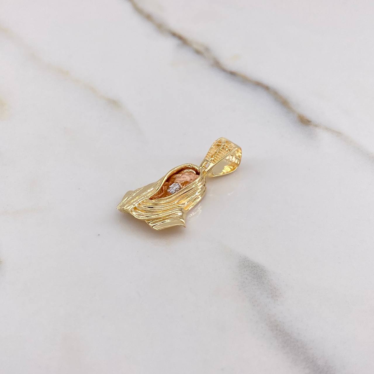 Dije Rostro de Cristo 3.55gr / 2.8cm / Tres Oros &