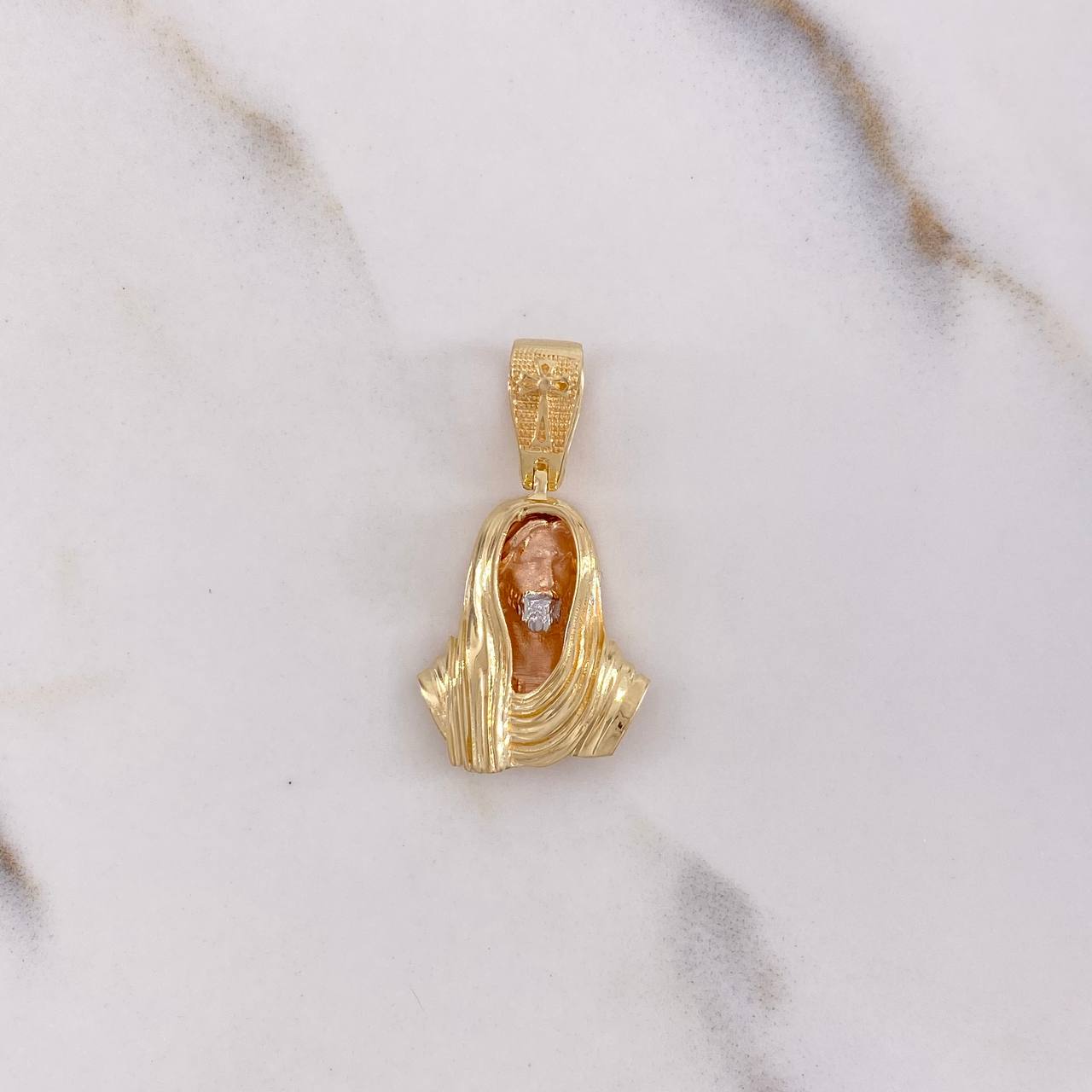 Dije Rostro de Cristo 3.55gr / 2.8cm / Tres Oros &