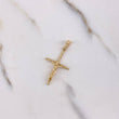 Dije Cruz Cristo Espiral 1.7gr / 3.5cm / Oro Amarillo $