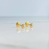 Topos Bola 0.45gr / 4mm Lisa Oro Amarillo &