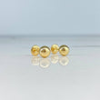 Topos Bola 0.55gr / 6mm Lisa Oro Amarillo &